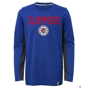 NBA PRIME Los Angeles Clippers "Assist" long sleeve tee, kids 5/6 NWT
